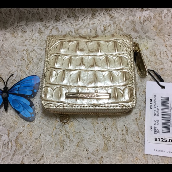 Last 1 - NWT BRAHMIN STARBURST MINI SURI WALLET - Picture 1 of 5